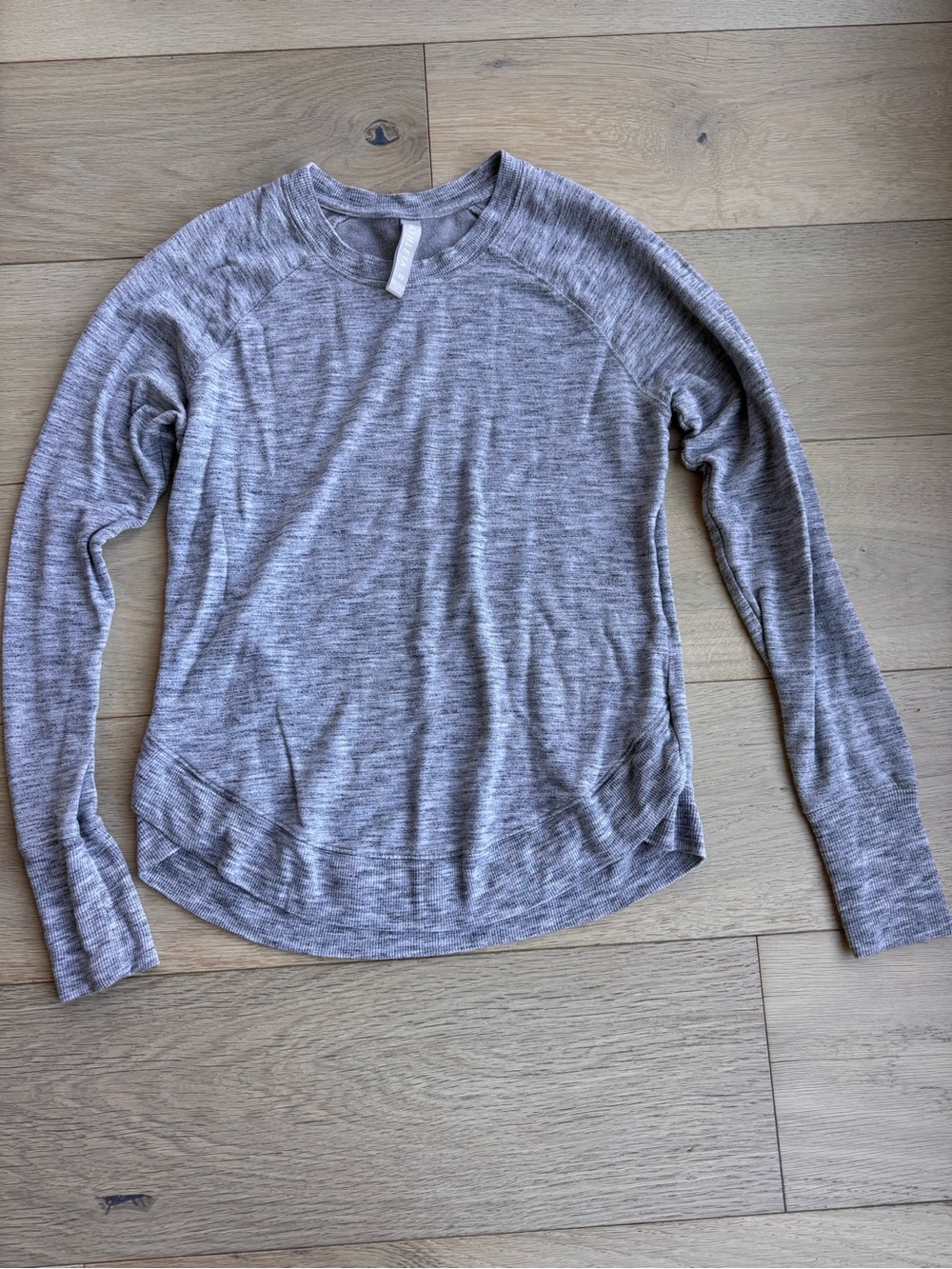 Light Gray Long Sleeve Athleta Crewneck Pullover